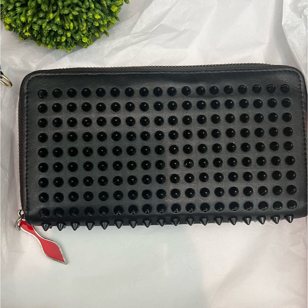 Authentic Christian Louboutin leather wallet